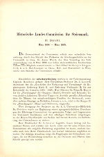 Historische Landes-Commission für Steiermark. III. Bericht. März 1894 – März 1895 ©      