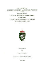 XXVI. Bericht der Historischen Landeskommission für Steiermark über die 20. Geschäftsperiode (2000–2004) und die Kommissionstätigkeit bis September 2005 ©      