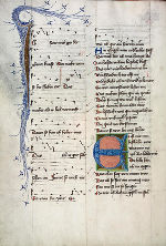 Abb. 7: Melodiebeispiel aus Hugos Prachthandschrift cpg 329, fol. 10v © UB Heidelberg Abb. 7: Melodiebeispiel aus Hugos Prachthandschrift cpg 329, fol. 10v