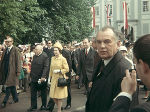 Abb. 5: 9. Mai 1969: Besuch von Queen Elisabeth II. in Piber. Links neben ihr Landeshauptmann Josef Krainer sen. © Otto Klampfer Abb. 5: 9. Mai 1969: Besuch von Queen Elisabeth II. in Piber. Links neben ihr Landeshauptmann Josef Krainer sen.