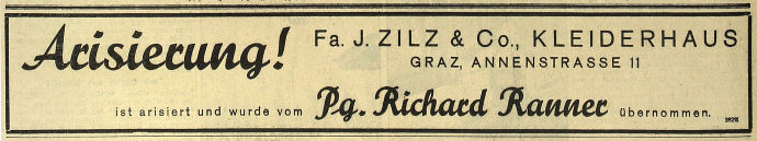 Annenstraße 1938. Raub und Vertreibung*