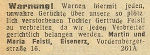 Inserat in der „Neuen Zeit“, 24. März 1948 © ÖNB/ANNO