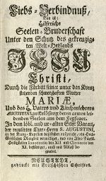 Statut der Vorauer Kreuzbruderschaft (1702).