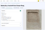 Belatullus-Inschrift bei Grazer Burg, Graz