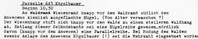 „Vergessene“ Hügelgräber: Das Beispiel Kögelbauer beim Leibnitzer Frauenberg