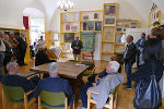 Führung durch das Museum im Schloss Pöllau. In Bildmitte: Günter Cerwinka (19. 9. 2026)