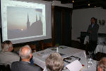 Arbeitstagung der HLK-KorrespondentInnen im Wappensaal des Hotels Lercher. Referat von Alfred Joham; Thema: Dominikanerkloster Leoben (10. 10. 2008)