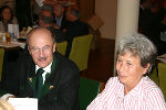Abendempfang auf Einladung von LH Franz Voves im Hotel Lambrechterhof. V.l.: Karl A. Kubinzky, Renate Brodschild (7. 10. 2011)