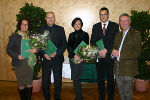 V.l.: Margit Stadlober, Leopold Toifl, Ursula Schachinger, Manfred Lehner, Martin Moll