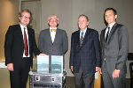 V.l.: LR Christopher Drexler, Bernhard Hebert, Alfred Ableitinger, Marko Mele