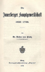 Die Innerberger Hauptgewerkschaft 1625–1783