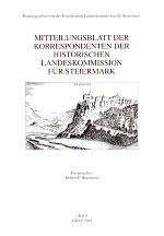 Mit­teilungs­blatt der Korrespondenten der Historischen Landes­kommission für Steiermark (Heft 8) ©      