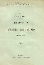 Ergebnisse einer archivalischen Reise nach Linz, Herbst 1899