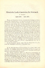 Historische Landes-Commission für Steiermark. V. Bericht. April 1896 – Juni 1897