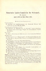 Historische Landes-Commission für Steiermark. VII. Bericht. April 1899 bis Ende März 1901 ©      