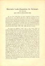 Historische Landes-Kommission für Steiermark. VIII. Bericht. April 1901 bis Ende März 1903 ©      