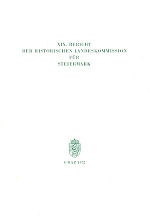 XIX. Bericht der Historischen Landeskommission für Steiermark über die 13. Geschäftsperiode (1967–1971)