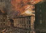 Brand des Grazer Landständischen Theaters in der Christnacht 1823 © grazMuseum