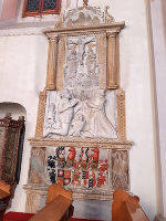 Abb. 5: Lengheim-Epitaph in der Pfarrkirche Trautmannsdorf