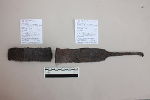 Abb. 10: Eiserne Schwertbruchstücke Fundnummern 144 und 145 nach der Restaurierung