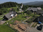 Lage der Ausgrabung im Ort Glashütten