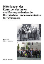 Mitteilungen der Korrespondentinnen und Korrespondenten der Historischen Landeskommission für Steiermark (Heft 14) ©      
