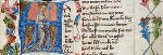 Auszug aus dem Heidelberger Cod. Pal. Germ. 329, 1r–3r (1414/15) © Universitätsbibliothek Heidelberg, Di-gitalisat, https://digi.ub.uni-heidelberg.de/diglit/cpg329/0013