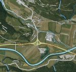 Abb. 2: Topographische Karte – Katsch an der Mur und nähere Umgebung