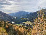 Abb. 1: Der Scheitelpunkt der Norischen Hauptstraße am Triebener Tauern, Blick nach Süden