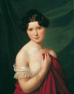 Ferdinand Georg Waldmüller, Die Hofschauspielerin Sophie Müller, 1822