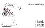 Abb. 4: Gräber der Gruppen I und IIa–c in Krungl