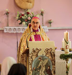 Abb. 3: Bischof Wilhelm Krautwaschl bei der Eröffnung des Seligsprechungsprozesses am 4. Mai 2022 in Vorau