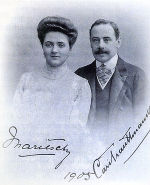 Abb. 7: Karl Graf Trauttmansdorff (1872–1951). Die Aufnahme zeigt ihn mit seiner Frau Marie Prinzessin Auersperg (1880–1960)  anlässlich ihrer Verlobung (1905).
