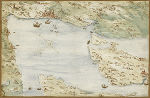 Karte der Kvarner Bucht um 1586